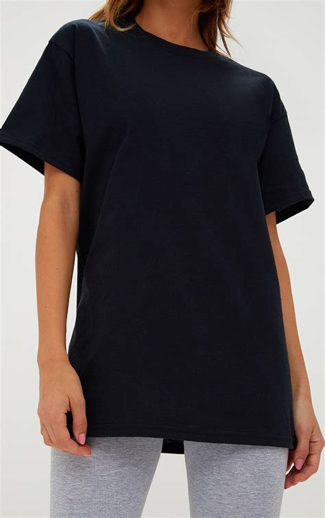 black shirt oversized|More.